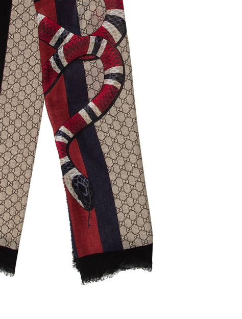 gucci snake scarf